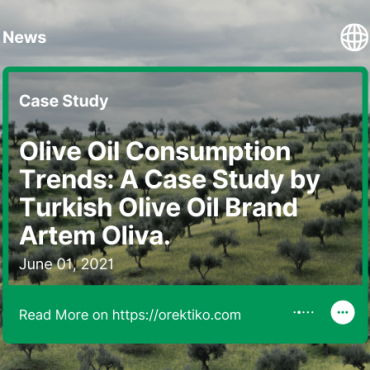 News: “Olive Oil Consumption Trends: A Case Study by Turkish Olive Oil Brand Artem Oliva”